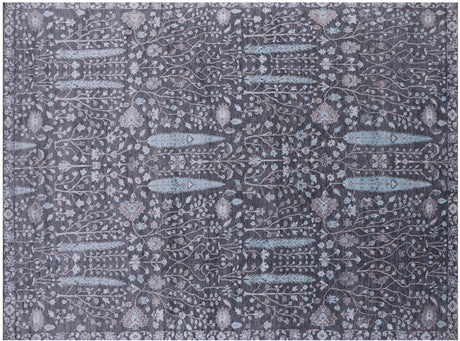 Persian Ziegler Hand-Knotted Wool & Silk Rug - Manhattan Rugs