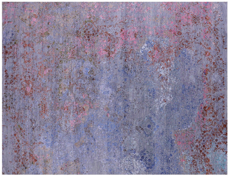 Wool & Silk Modern Handmade Rug - Manhattan Rugs