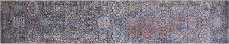 Runner Handmade Modern Wool & Silk Rug - Manhattan Rugs