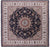 Square Persian Nain Hand Knotted Wool & Silk Rug - Manhattan Rugs