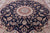 Square Persian Nain Handmade Wool & Silk Rug - Manhattan Rugs