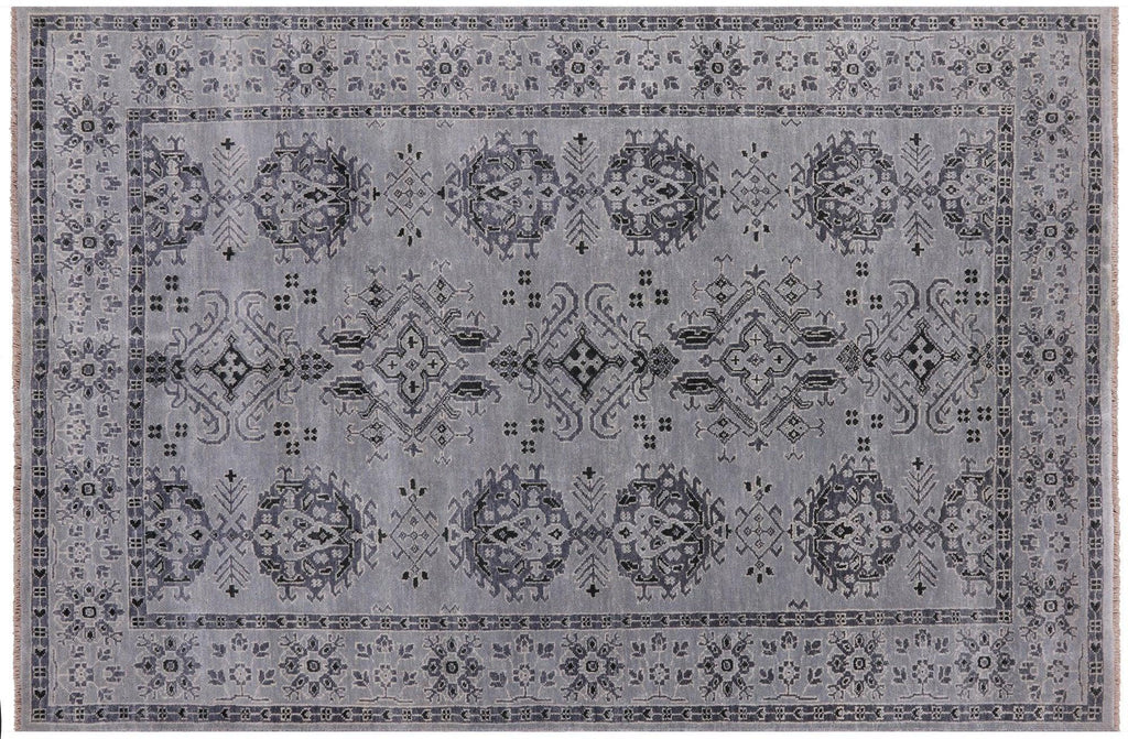Hand Knotted Turkish Oushak Wool Rug - Manhattan Rugs