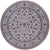 Round Persian Nain Hand-Knotted Wool & Silk Rug - Manhattan Rugs