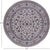 Round Persian Nain Hand-Knotted Wool & Silk Rug - Manhattan Rugs