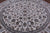 Round Persian Nain Hand-Knotted Wool & Silk Rug - Manhattan Rugs