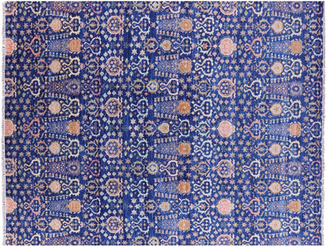 Turkish Oushak Hand-Knotted Wool Rug - Manhattan Rugs