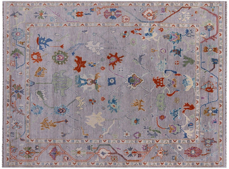 Turkish Oushak Hand Knotted Wool Rug - Manhattan Rugs