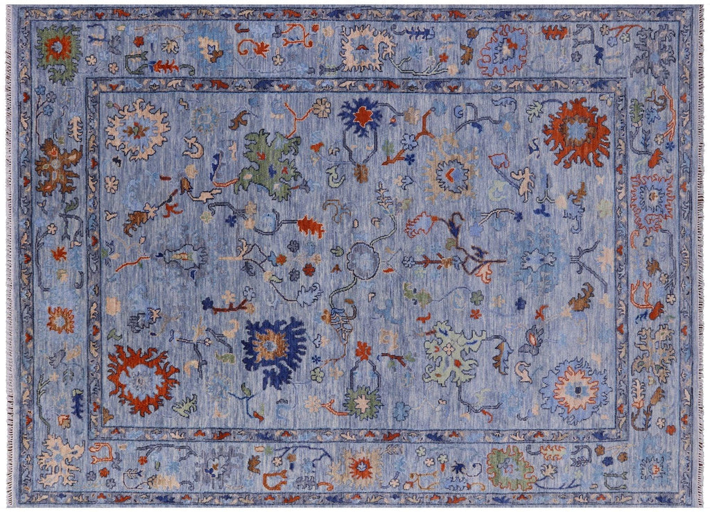 Turkish Oushak Handmade Wool Rug - Manhattan Rugs
