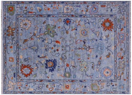 Turkish Oushak Handmade Wool Rug - Manhattan Rugs