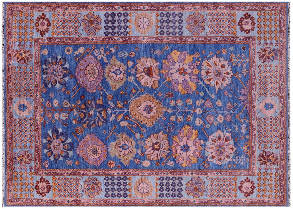 Turkish Oushak Handmade Wool Rug - Manhattan Rugs
