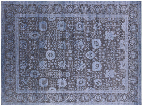 Hand-Knotted Persian Tabriz Wool & Silk Rug - Manhattan Rugs