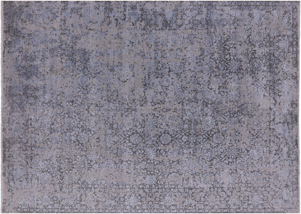 Hand Knotted Persian Wool & Silk Rug - Manhattan Rugs