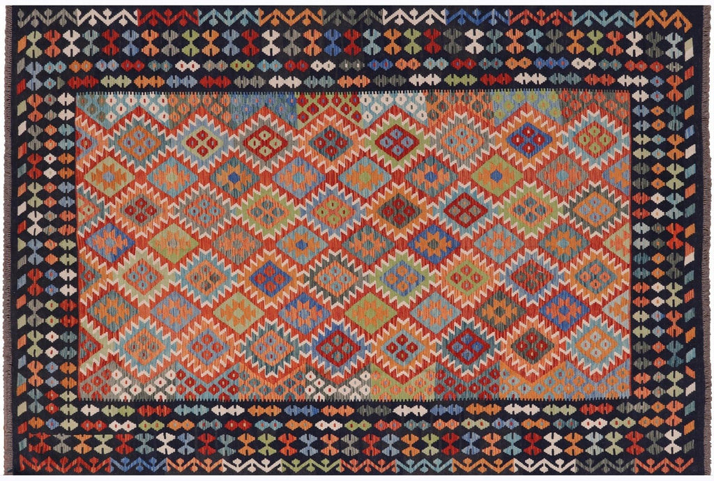 Wool On Wool Flat Weave Kilim Reversible Rug - Manhattan Rugs