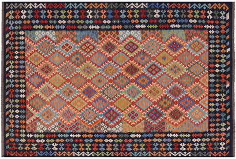 Wool On Wool Flat Weave Kilim Reversible Rug - Manhattan Rugs