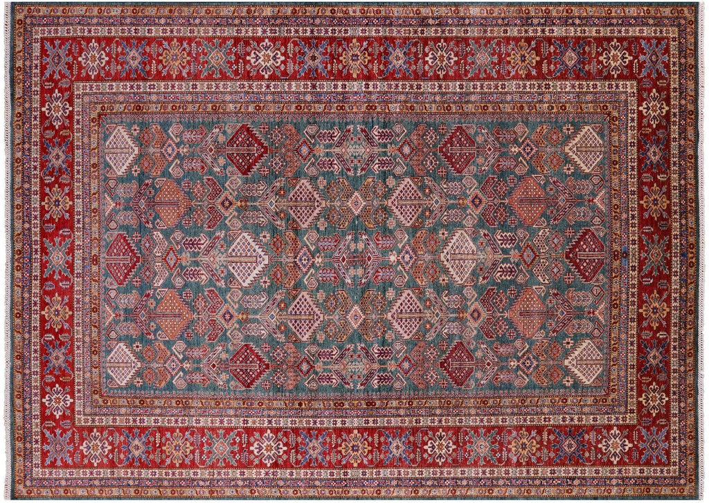 Super Kazak Hand-Knotted Wool Rug - Manhattan Rugs