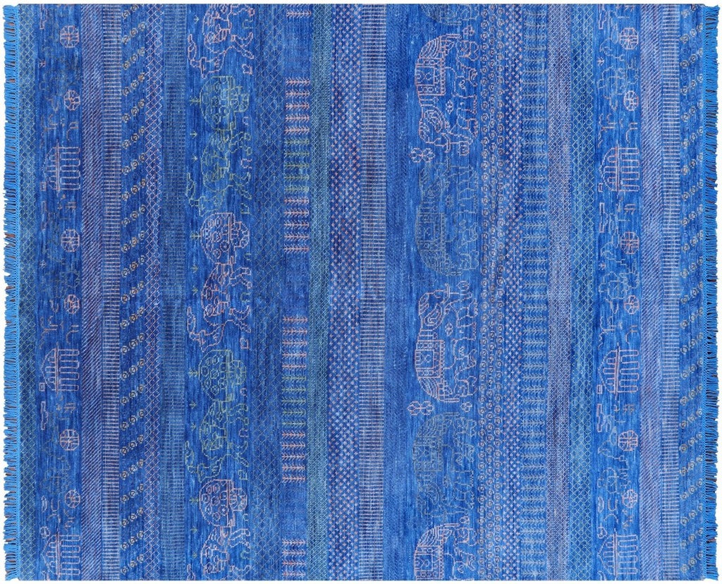 Tribal Persian Gabbeh Handmade Wool Rug - Manhattan Rugs