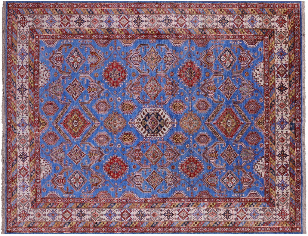 Geometric Super Kazak Handmade Rug - Manhattan Rugs