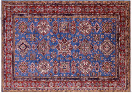 Geometric Super Kazak Handmade Wool Rug - Manhattan Rugs