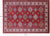 Red Super Kazak Geometric Hand Knotted Wool Rug 8' 8" X 12' 2" - Q9526