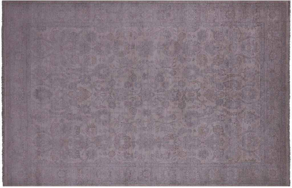 Turkish Oushak Washed Out Hand-Knotted Wool Rug - Manhattan Rugs