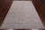 Ivory Turkish Oushak Washed Out Hand-Knotted Wool Rug 6' 0" X 9' 2" - Q9529