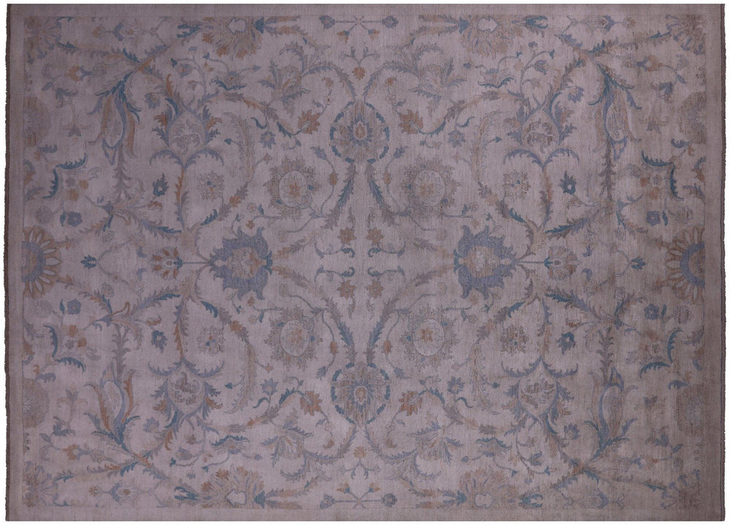 Hand-Knotted Turkish Oushak Wool Rug - Manhattan Rugs