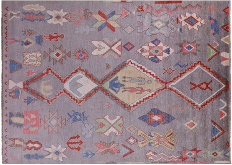 Moroccan Hand-Knotted Wool Rug - Manhattan Rugs