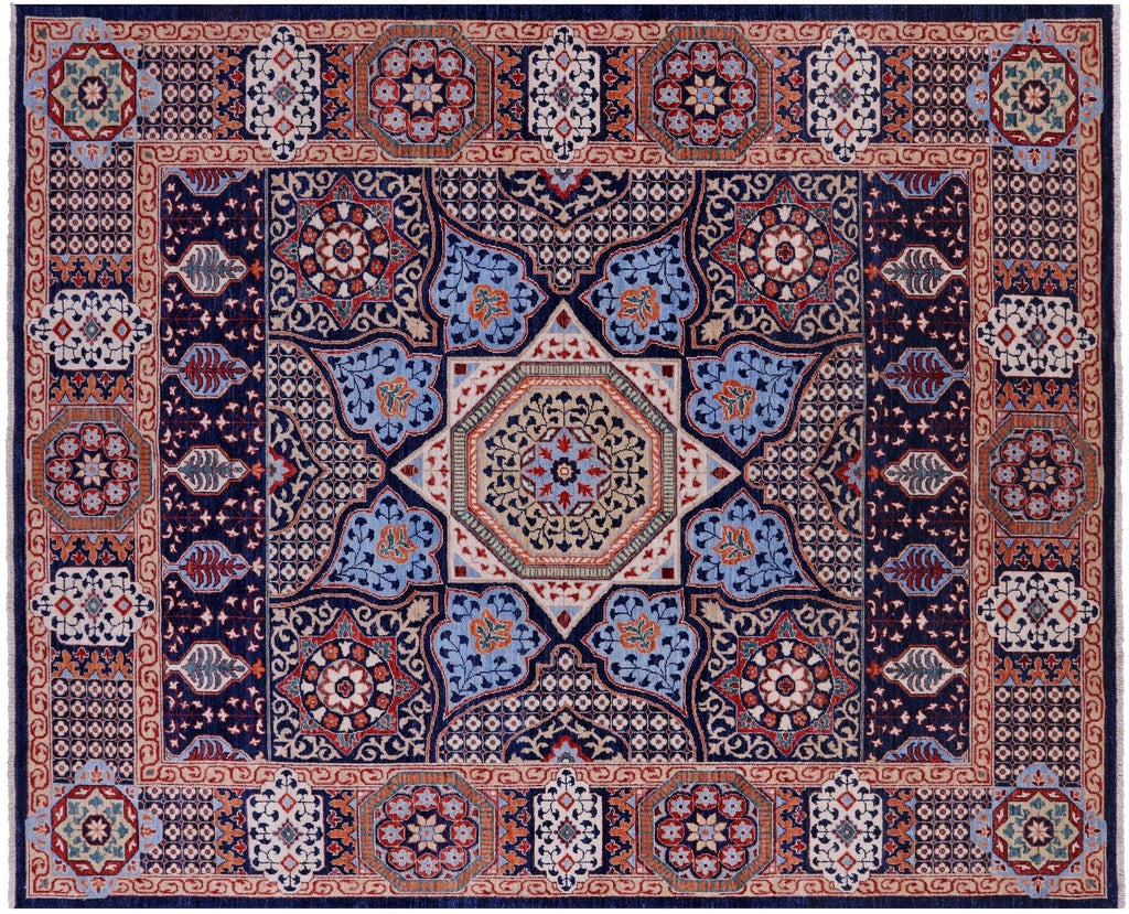 Mamluk Geometric Hand-Knotted Wool Rug - Manhattan Rugs