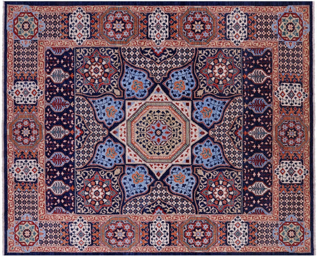 Mamluk Geometric Hand-Knotted Wool Rug - Manhattan Rugs