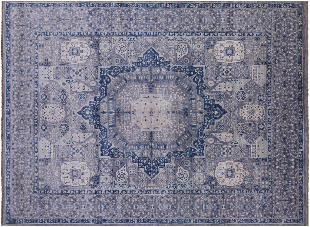 Hand-Knotted Mamluk Wool Rug - Manhattan Rugs