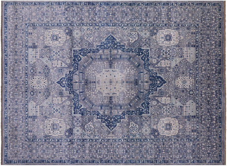 Hand-Knotted Mamluk Wool Rug - Manhattan Rugs