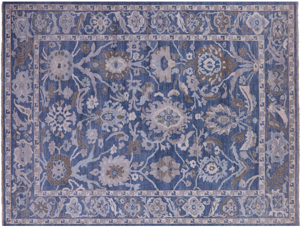 Turkish Oushak Hand Knotted Wool Rug - Manhattan Rugs