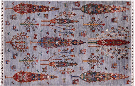 Handmade Persian Gabbeh Tribal Wool Rug - Manhattan Rugs