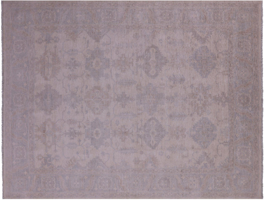 Turkish Oushak Washed Out Hand-Knotted Wool Rug - Manhattan Rugs