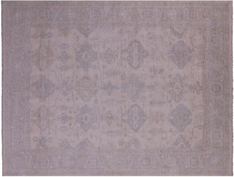Turkish Oushak Washed Out Hand-Knotted Wool Rug - Manhattan Rugs