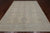 Ivory 7' 11" X 9' 11" Turkish Oushak Washed Out Hand-Knotted Wool Rug - Q9601