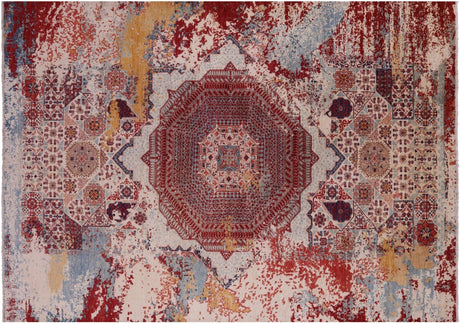 Contemporary Hand-Knotted Wool Rug - Manhattan Rugs