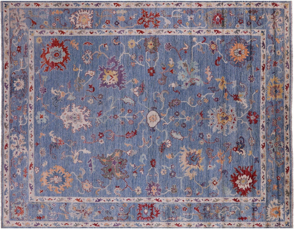 Hand-Knotted Turkish Oushak Wool Rug - Manhattan Rugs