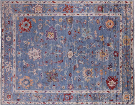 Hand-Knotted Turkish Oushak Wool Rug - Manhattan Rugs