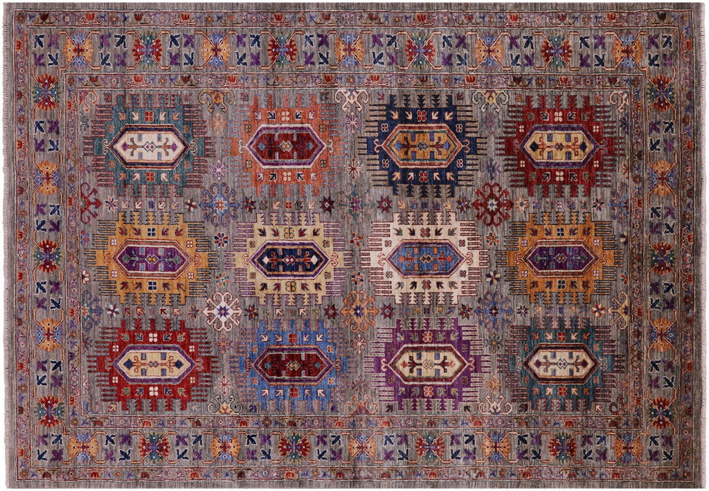 Fine Turkmen Ersari Hand-Knotted Wool Rug - Manhattan Rugs