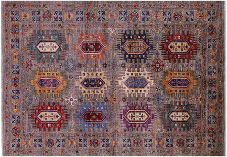 Fine Turkmen Ersari Hand-Knotted Wool Rug - Manhattan Rugs