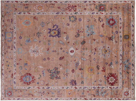 Hand-Knotted Turkish Oushak Wool Rug - Manhattan Rugs