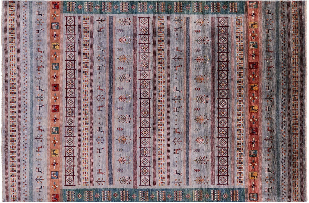 Persian Gabbeh Tribal Handmade Wool Rug - Manhattan Rugs