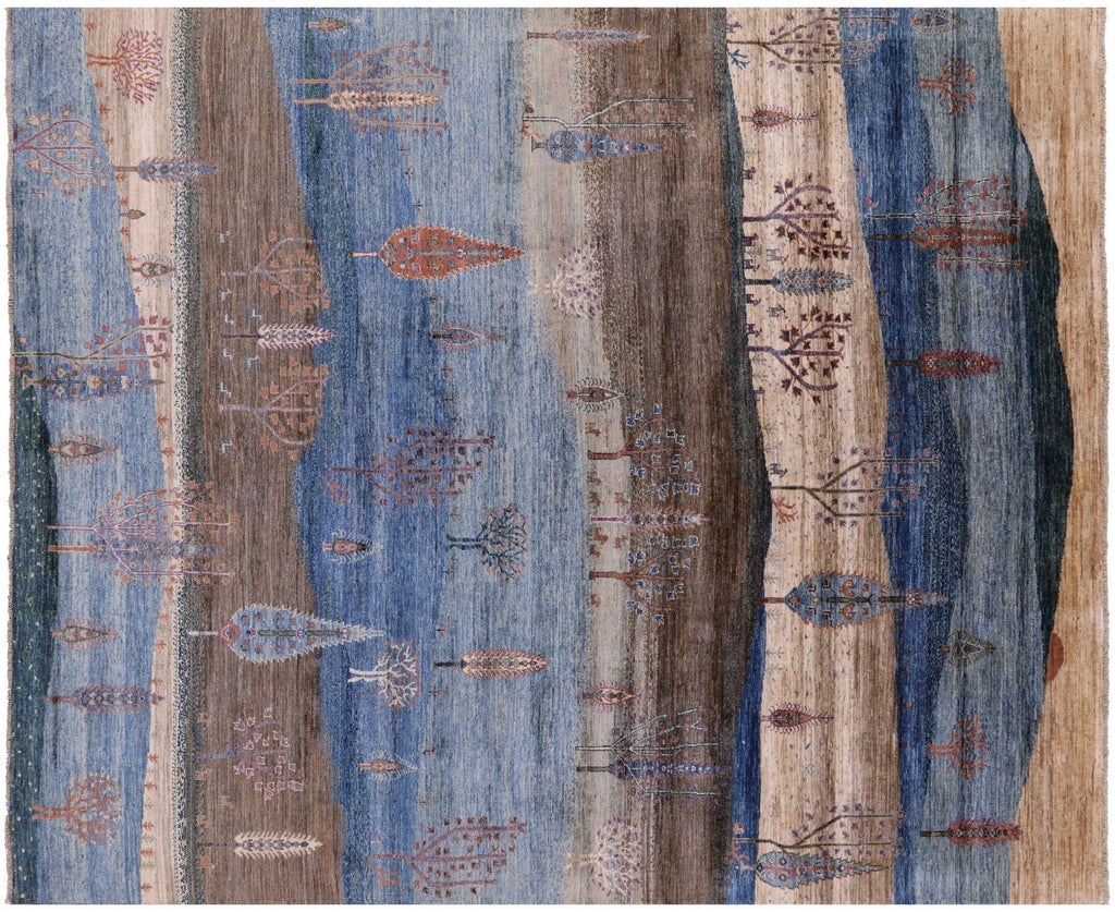 Tribal Persian Gabbeh Hand Knotted Wool Rug - Manhattan Rugs