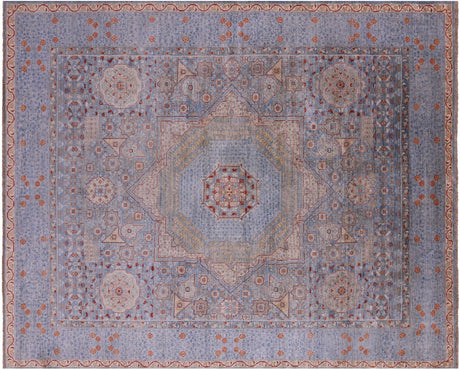 Mamluk Geometric Hand Knotted Wool Rug - Manhattan Rugs