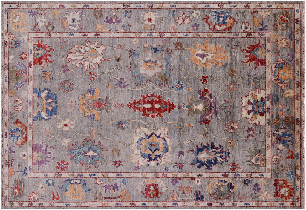 Turkish Oushak Hand Knotted Wool Rug - Manhattan Rugs