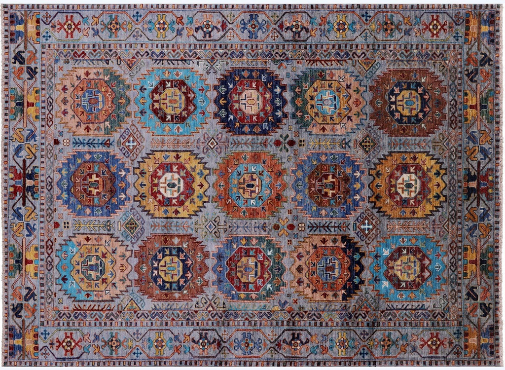 Hand-Knotted Fine Turkmen Wool Rug - Manhattan Rugs