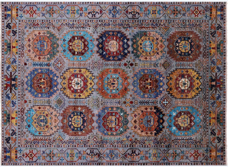 Hand-Knotted Fine Turkmen Wool Rug - Manhattan Rugs