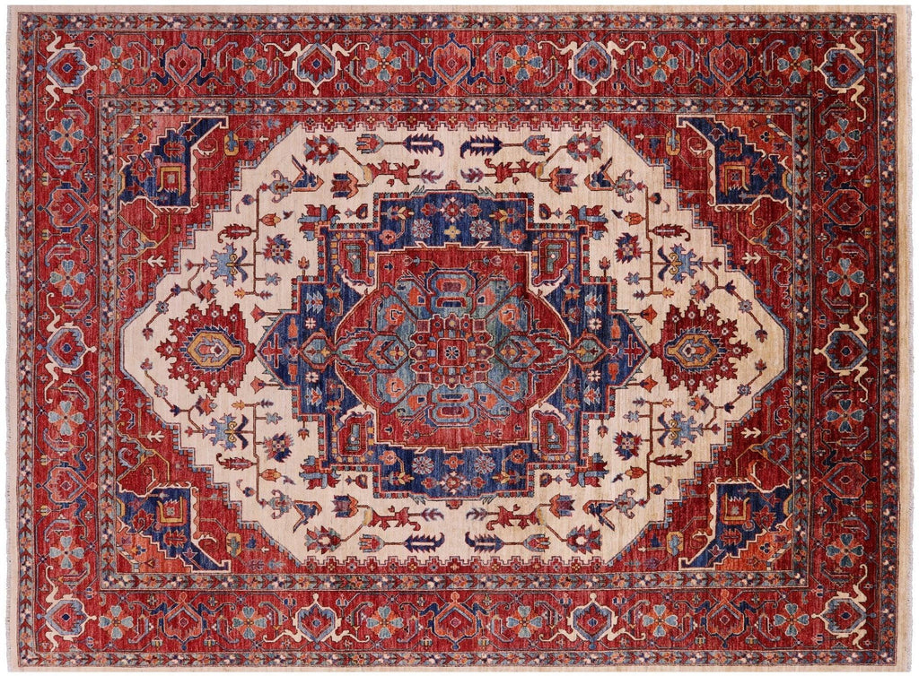Persian Fine Serapi Hand-Knotted Wool Rug - Manhattan Rugs