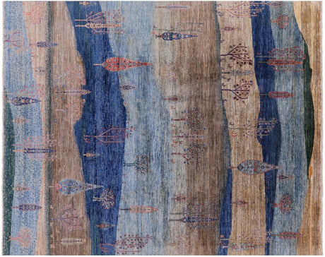 Tribal Persian Gabbeh Handmade Wool Rug - Manhattan Rugs